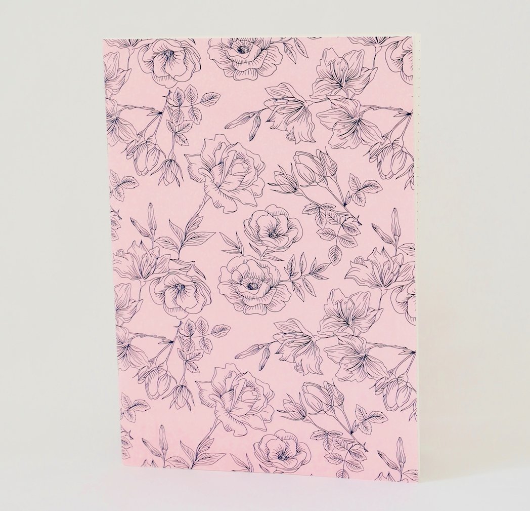 Cahier fleurs vintage Cahier fleurs vintage