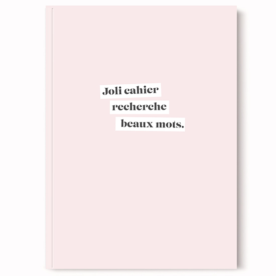 Cahier beaux mots Cahier beaux mots