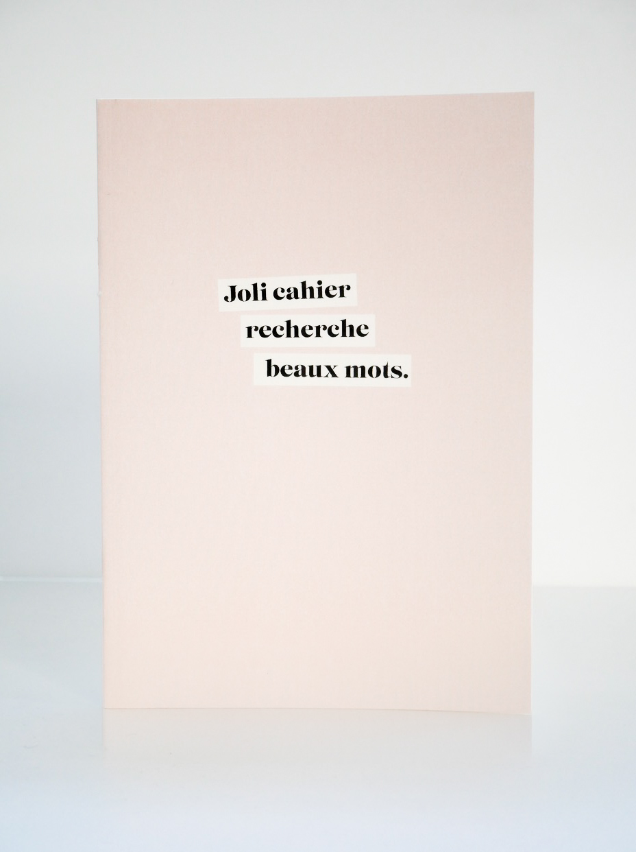 Cahier beaux mots Cahier beaux mots
