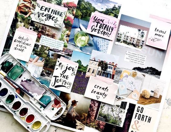 Comment Faire Un Vision Board Les Jolis Cahiers