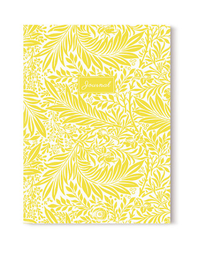cahier journaling jaune A5 par les jolis cahiers